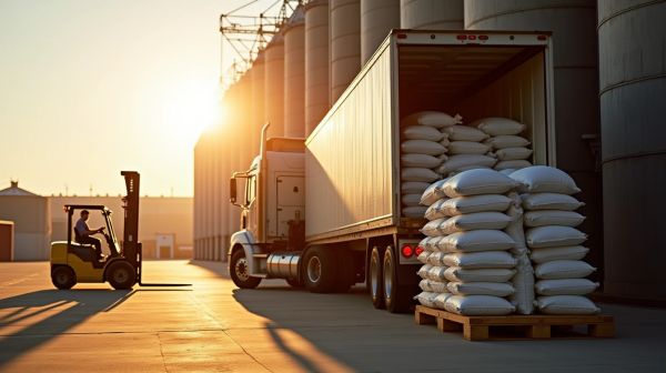Livraison de granulés : accès camion, palette et déchargement, ce qu'il faut prévoir