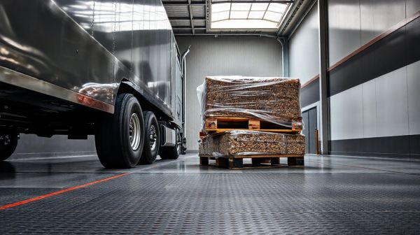 Préparer l’arrivée des granulés : camion, palette et déchargement