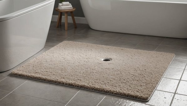 Tapis de bain diatomite : absorption rapide et hygiène assurée